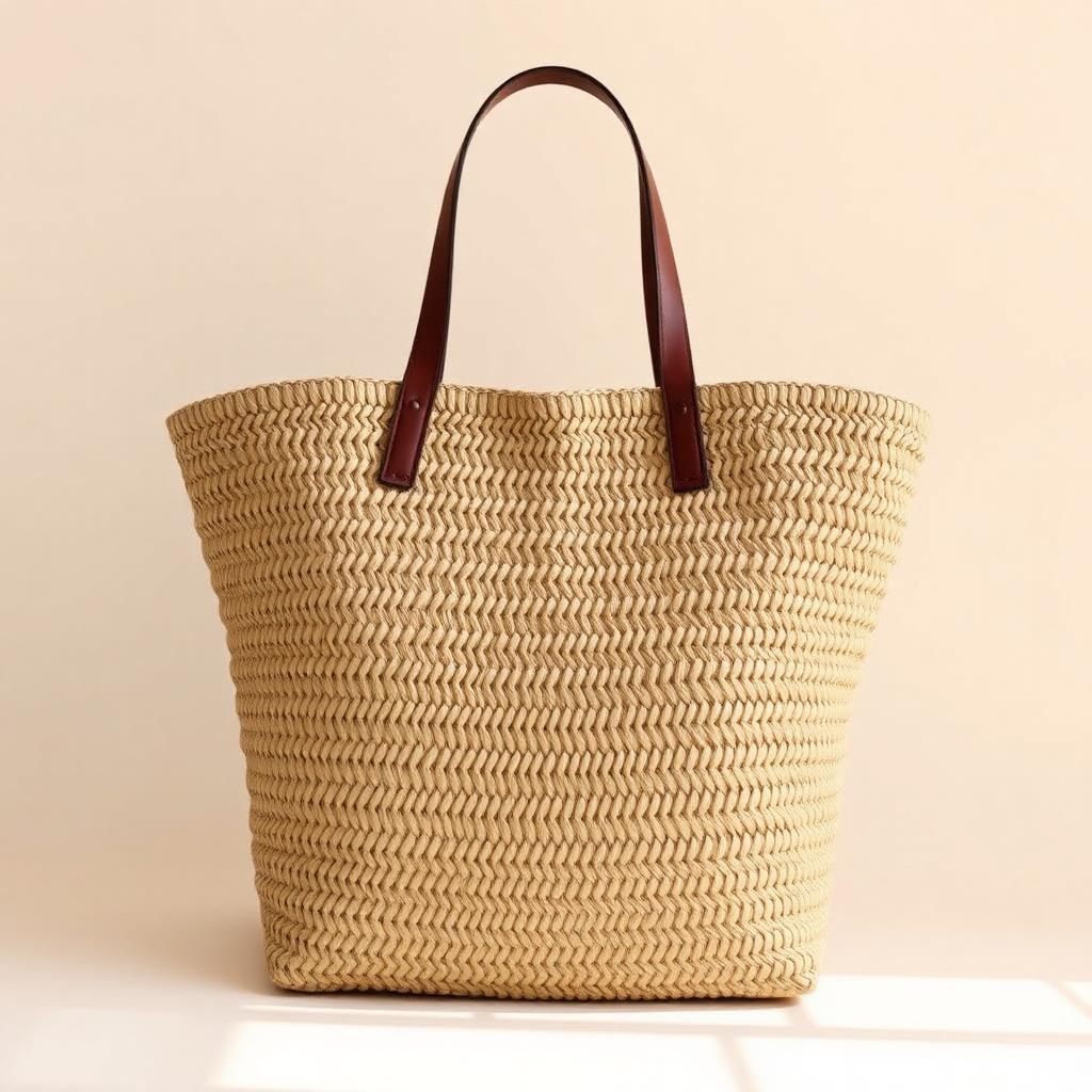Straw Beach Tote